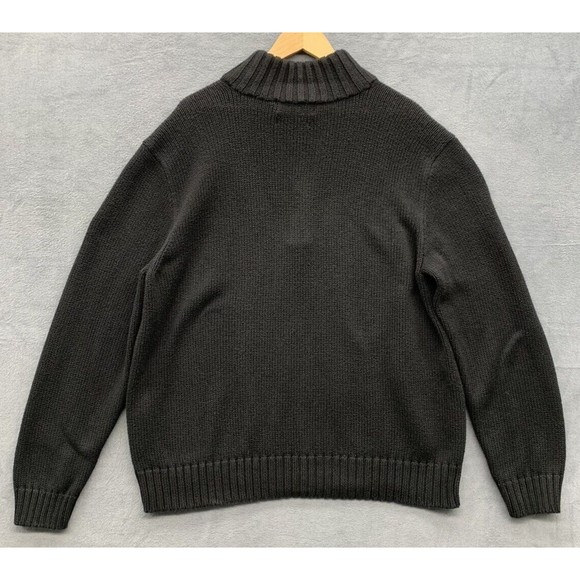 Polo Ralph Lauren 1/4 Zip Sweater Men's Size  XXL Black RN 41381 - Picture 2 of 16